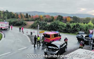 Verkehrsunfall mit sechs Verletzten