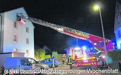 Alarmübung im Kirschendorf