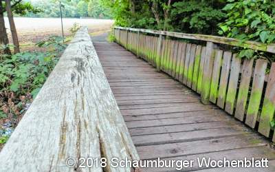 Schäden an der Schwarzen Brücke