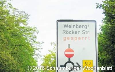 Wieder freie Fahrt aus Richtung Bückeburg