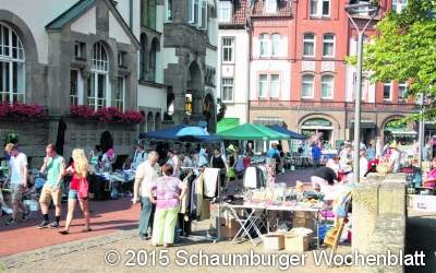 Flohmarkt leidet  unter der Hitze