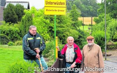 Neue Schilder erinnern an Ober- und Unterwüsten