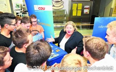 Oberstufenschüler treffen Parteien