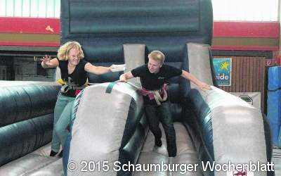 Vom Bungee-Run bis zum Faustballspiel