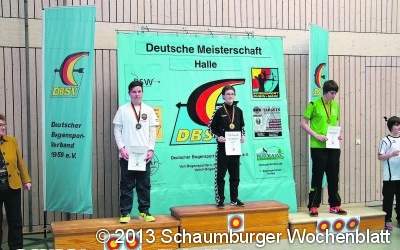 Benjamin Unruh Deutscher Meister im Bogenschießen