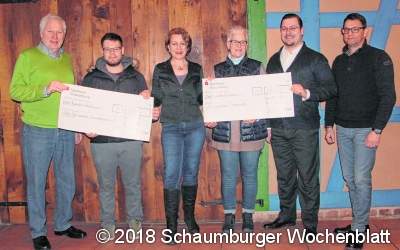 Chor überreicht 
Spendengelder