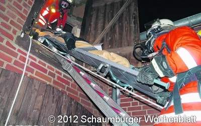 Rettungseinsatz bei einem vorweihnachtlichem Unglück