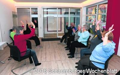 Sitzgymnastik  in der Oststadt