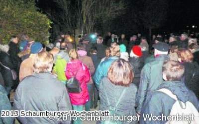 Gedenken vor dem Judenfriedhof