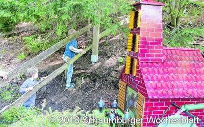 Glasbläser und Wasserräder