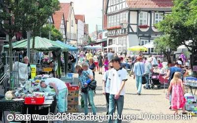 Heute Flohmarkt in der Innenstadt