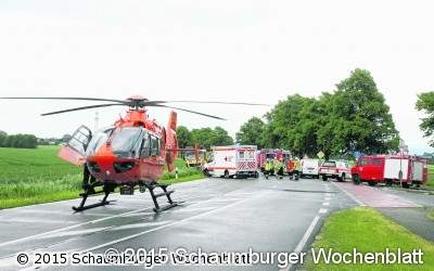 Schwerer Unfall erfordert Rettungshubschrauber