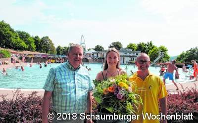 Bergbad freut sich über die 100.000. Besucherin