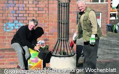 Arbeitsgemeinschaft will mehr Blüten in die Stadthäger Innenstadt bringen