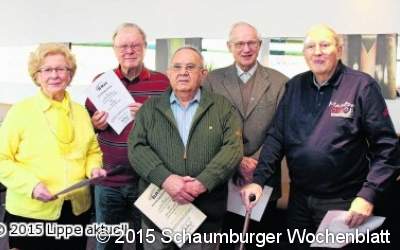 Ehrungen für langjährige Mitglieder