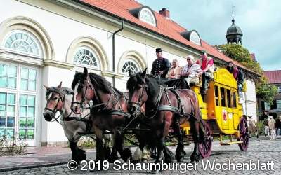 Postkutsche macht auch Halt in Rinteln