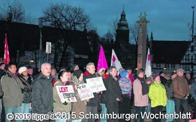 Solidarität gezeigt auf Salzhof