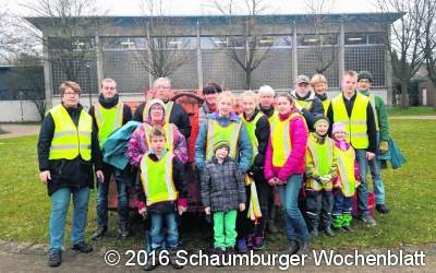 Müll aufgesammelt in Lockhausen