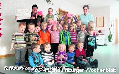 Rosa Herzen für den Nachwuchs