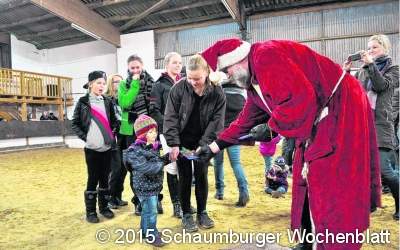 Nikolaus besucht die Reiter
