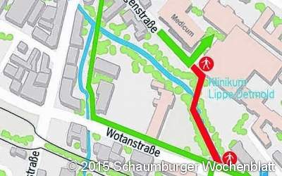 Fußweg wird gesperrt