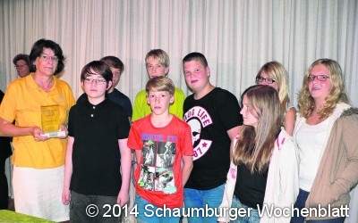 Ein Schulpreis für die Sanitäter