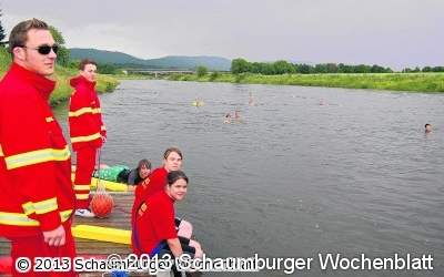 Flussbadetag in der Weser