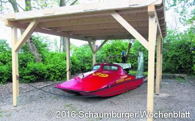 Oldtimer auf der Insel Wilhelmstein