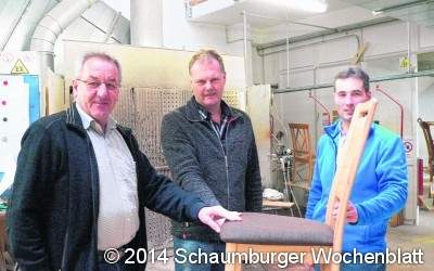 Ein Trio steht an der Kracke-Spitze