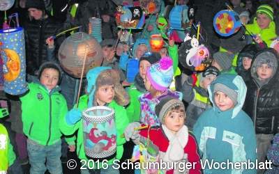 Laternenfest in Gummistiefeln