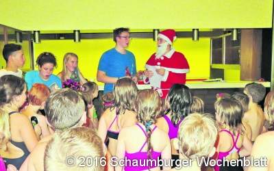 Besuch im  Hallenbad