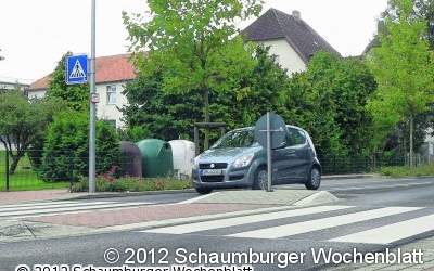 Weiße Streifen mit Verspätung