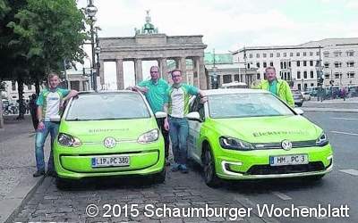 Weltrekord der Elektroauto-Parade