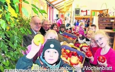 Rotary-Äpfel für die rund 1000 Kinder