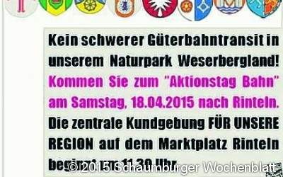 Protestkundgebung auf dem Marktplatz