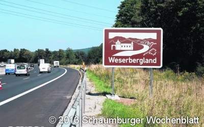 Das Weserbergland wirbt