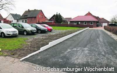 Mauer macht den Schützenplatz kleiner