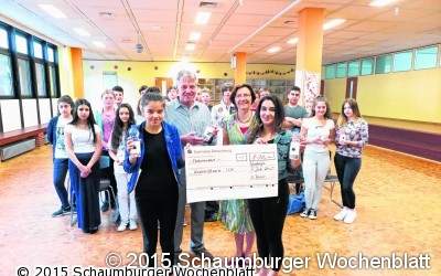 Schüler helfen mit Spendenaktion
