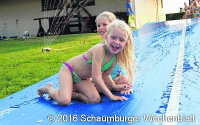 Wasserspaß zum Sommerende