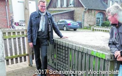 Der Zaun ist nur eine Attrappe
