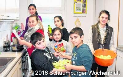 Kinder kochen arabisch-persisch