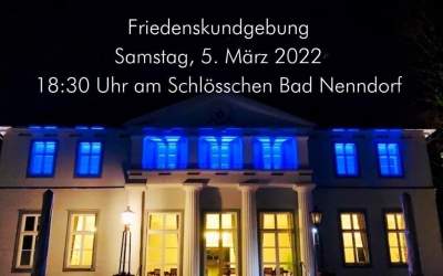 Friedenskundgebung „Stand with Ukraine“ 