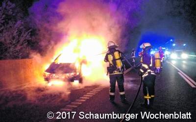 Vollbrand auf der A 2