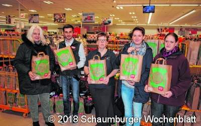 Rund 600 Lebensmitteltaschen wurden für Bedürftige gespendet