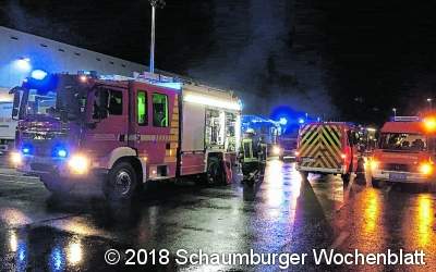 Kabelbrand im Kühlhaus des Regionallagers