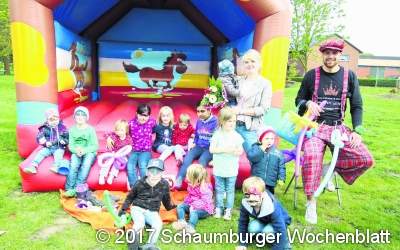 Der Kinderspaß mit Clown und mehr kommt bestens an