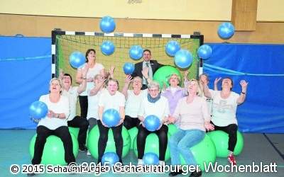 Bälle für die Fitness spendiert
