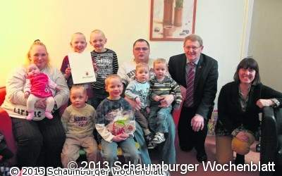 Sechs Brüder und ihre Schwester Pia-Sofie