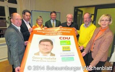 Schulterschluss für Georg Hudalla