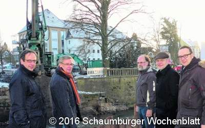 Frost stoppt Betonierungsarbeiten